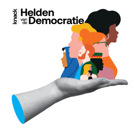 LOGO Helden Democratie zwart