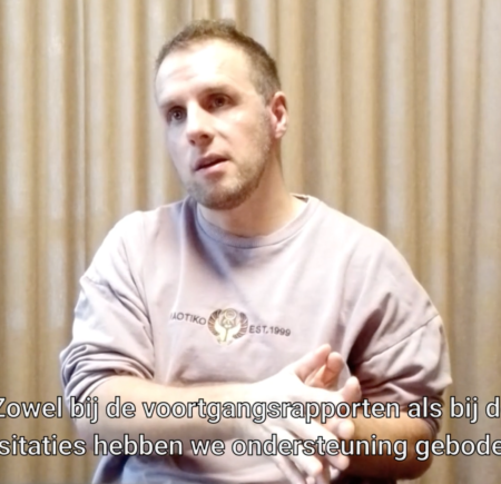 Hannes in de coulissen