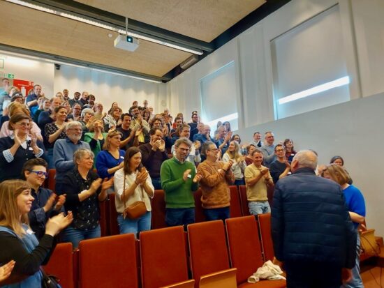 Afscheid herman applaus